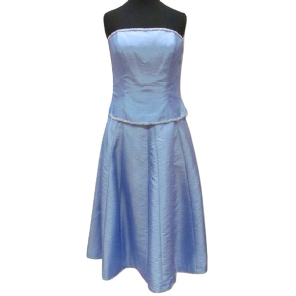 Alfred Angelo Dresses & Skirts - Alfred Angelo 2 Piece "Blue Frost" Taffeta Dress NEW Sz. 14